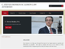 Tablet Screenshot of moskoslawfirm.com